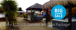 Aarons Outdoor Living – Win 1 of 2 Gazebo & Spa Packages valued at $10,000