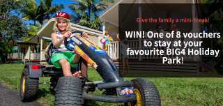 Bound Round – BIG4 Mini Break – Win 1 of 8 vouchers for 2 adults and 2 children to stay at favourite BIG4 Holiday Park