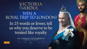Channel 7 – Sunrise – Victoria & Abdul – Win a Royal Trip to London