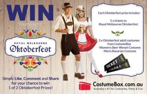 Costume Box – Win a double pass to the Royal Melbourne Oktoberfest & 2 costumes