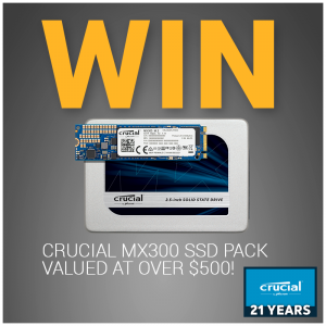 Mwave Australia – Online Computer Store – Win an MX300 SSD pack