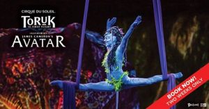 Orion Sringfield  Central – Win 1 of 5 double passes to Cirque du Soleil’s Toruk