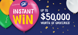 Parmalat Australia / IGA – Ski D’Lite/Ski Divine “Lick and Win” – Win a major prize of $10,000 worth of groceries OR 1 of 800 Instant Win Prize of $50 eftpos gift card each