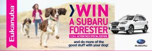 Petbarn – Win a 2017 plated Subaru Forester Action Pack Special Edition in White automatic valued at up to $38,000
