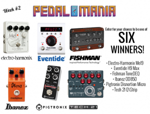 Premier Guitar – Pedalmania 2017 – Week #2 – Win 1 of 6 prizes valued at up to $699