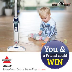 Stan Cash – Win 1 of 2 Bissell Deluxe Steam Mops valued at $289 each