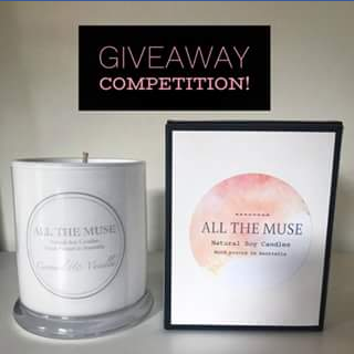 All The Muse Candles – Win a Caramel & Vanilla Candle