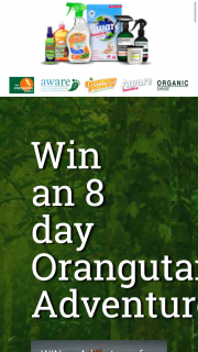 Aware Environmental – Win an 8 Day Orangutan Adventure (prize valued at $11,000)