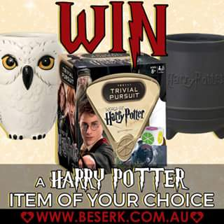 Beserk – Win A Harry Potter Item Of Your Choice From Wwwbeserk