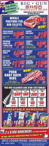 Big Gun Wholesale Meats – Win 1 Of 2 $100 Vouchers (prize valued at $200)