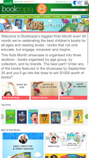 Booktopia – Win $1,000 Worth Of Books (prize valued at $1,000)