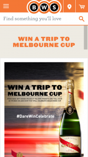 BWS – Win A Trip to Melbourne Cup 2017