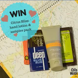 Oils with Jen – Win 1 X ‘citrus Bliss Hand Lotion and Sample Pack’