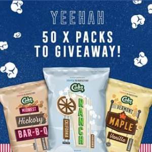Cobs popcorn – Win 1 Of 50 Of Our Classic Americana Popcorn Sampler Packs