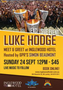 DB Publicity – Win two tickets to meet and greet Hawthorn legend Luke Hodge