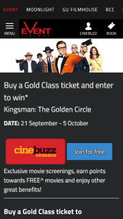 Event Cinemas – Win a Luxury Cruise for Two on Celebrity Solstice (prize valued at $2,000)