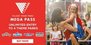 Families magazine Gold Coast – Win a Family Pass Mega Pass to Movieworld