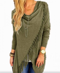 Girl – Win This Casual Light Poncho As We Move Into Spring