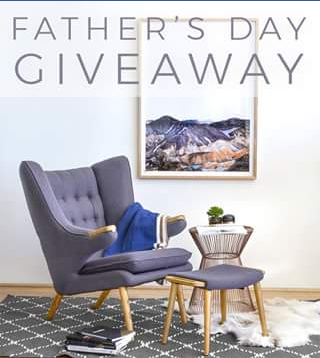 Interior Secrets – Win A Papa Bear Lounge Chair  Ottoman To Gift This Father’s Day (prize valued at $1,070-)