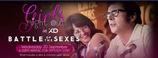 Limelight Cinemas Ipswich – Win One Of Four Girls Night Out Dps To Battle Of The Sexes