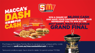 Macca’s – Win Your Share Of $6k Cash (prize valued at  $7,000)