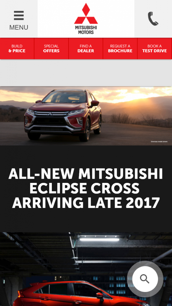 Mitsubishi – Win A Mitsubishi Eclipse Suv  (prize valued at  $38,700)