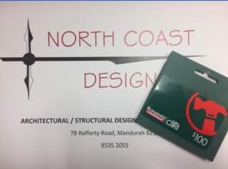 North Coast Design – Win A $100 Bunnings Voucher To Go Towards Your Next Project (prize valued at $100)