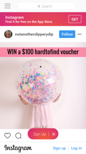 notanotherslipperydip – Win A $100 @hardtofind_ Gift Voucher