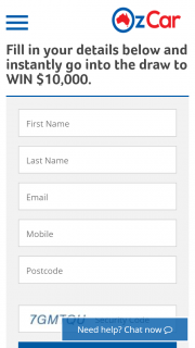 OzCar $10 – Win $10,000 Cheque