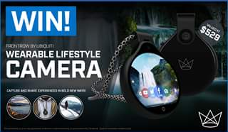 PC Case Gear – Win A Frontrow Wearable Camera Drawn @530pm (prize valued at $529)