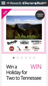 Plusrewards – Win A Holiday For Two To Tennessee (prize valued at $10,000)