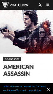 Roadshow – EB Games – Win A Private Screening Of American Assassin And 2 Hour Gaming Session For 10 People  (prize valued at $5,150)