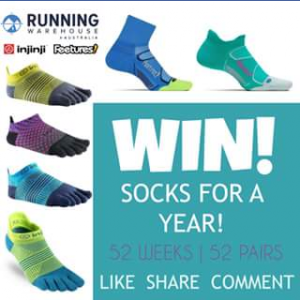 Running Warehouse – Win a Years Worth of Socks