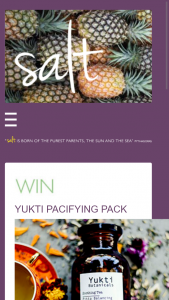 Salt magazine – Win A Yukti Pacifying Pack