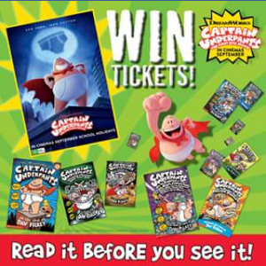 Scholastic Australia – Win a Double Pass to See Captain Underpants