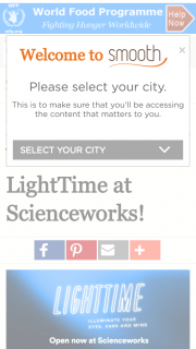 Smooth FM – Win Tickets To Lighttime At Scienceworks