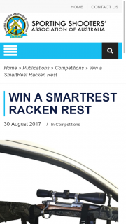 SSAA – Win a Smartrest Racken Rest&#8203 (prize valued at $249)