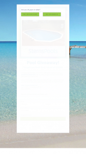 Sterns Pools – Win A Prize (prize valued at  $5,000)