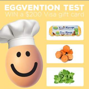 Sunny the Egg – Win A $200 Visa Gift Card (prize valued at  $200)