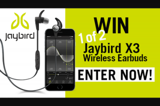Sunrise family – Win One of Two Pairs of Jaybird 3xwireless Earbuds