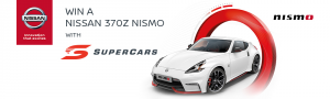 Supercars – Win A Nissan 370z Nismo car (prize valued at $72,195)