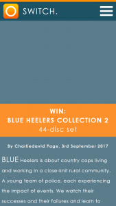 Switch – Win Blue Heelers Collection2 Dvd Box Set
