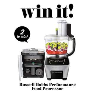 Taste – Win Russell Hobbs Performance Food Processor (prize valued at $179.95)