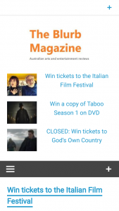 The Blurb – Win One Of Five Lavazza Italian Film Festival Double Passes