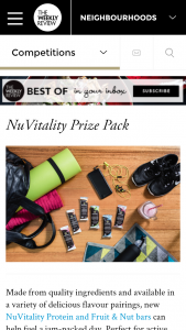 The Weekly Review – Win a NuVitality prize pack valued at $300
