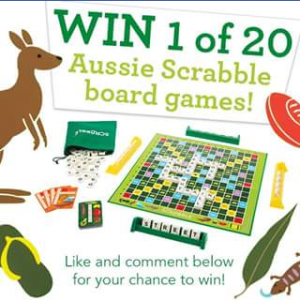 ToysRUs – Win One Of Twenty Aussie Scrabble Board Games (prize valued at $799)