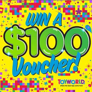 Toyworld Canberra – Win A $100 Toyworld Canberra Voucher (prize valued at $100)