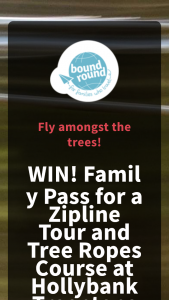 Bound Round – Win A Family Pass At Hollybank Treetops Adventure (prize valued at $590)