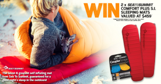 Wild Earth – Win 2 Of Sea To Summits Brand New Range Of Sleeping Mats (prize valued at $459)
