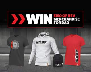 Zupps Mt Gravatt Holden  HSV – Win $150 Worth Of HSV Merchandise For Your Dad (prize valued at $150)